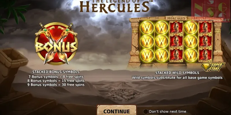 Tính năng đặc biệt và biểu tượng trong Slot Hercules